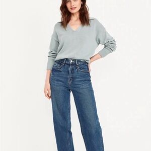 Extra High-Rise Wide Leg Jeans in Medium Blue